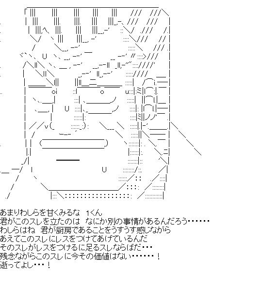利根川 あまりわしらを甘くみるなのアスキーアート画像