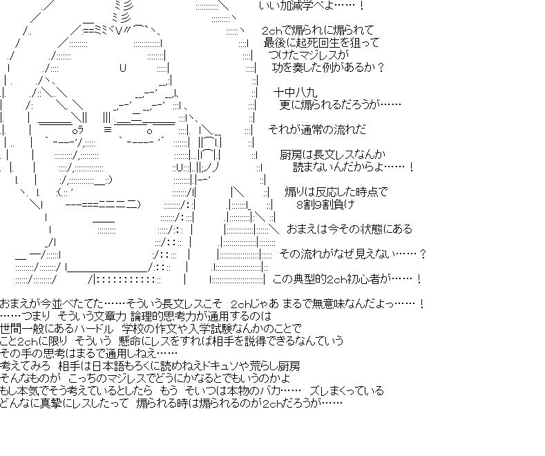 北見 いい加減学べよ……!のアスキーアート画像